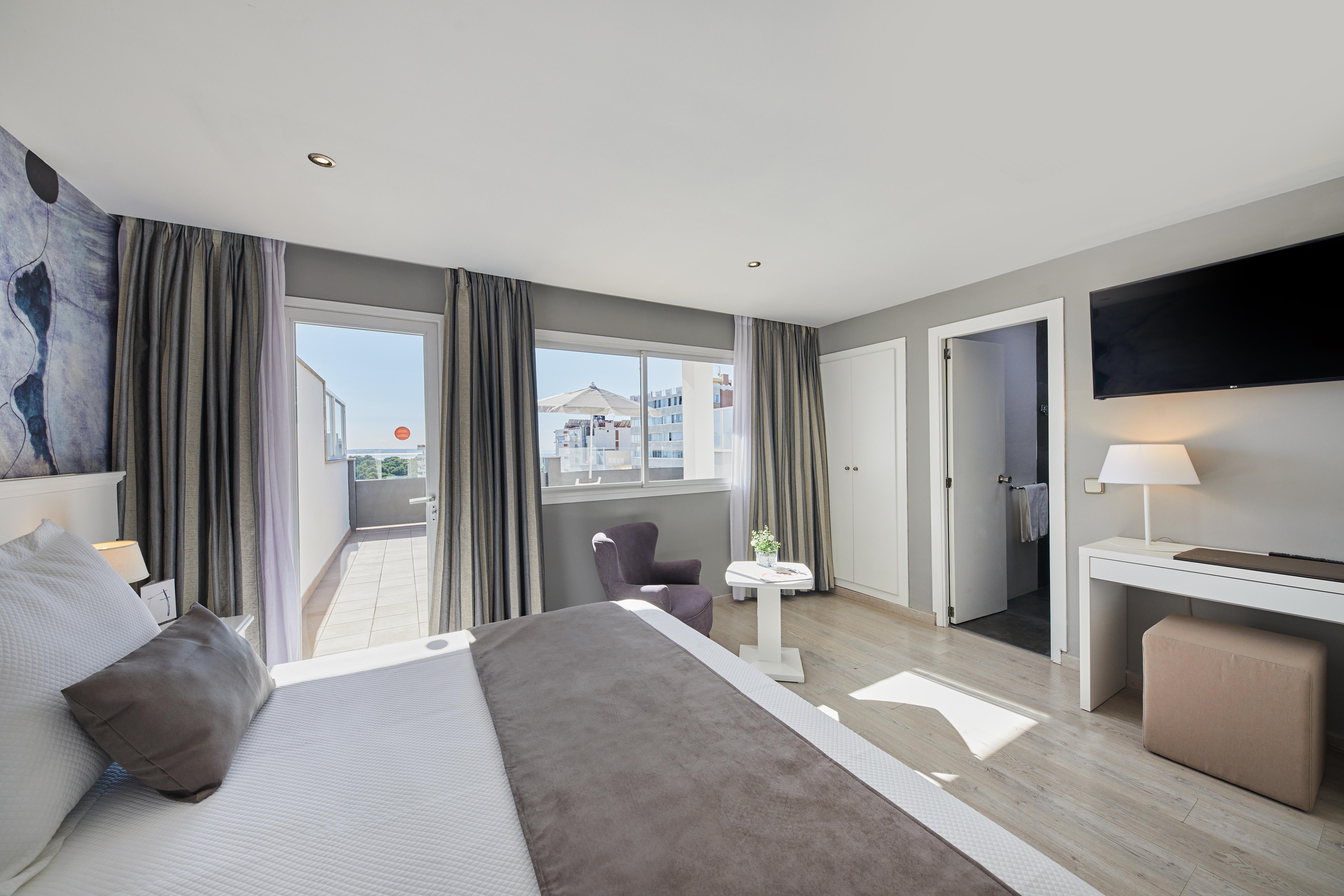 호텔 조안 미로 뮤지엄 팔마데마요르카 외부 사진 Example of a hotel room